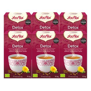 Yogi Tea Detox Voordeelverpakking 6x17ST