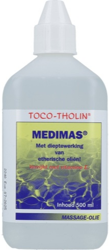 Toco Tholin Medimas Massage Olie 500ml afbeelding