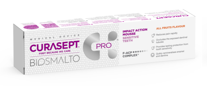 Curasept Biosmalto Pro Impact Action Mousse Sensitive afbeelding