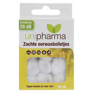 Unipharma Zachte Oorwasbolletjes 12ST
