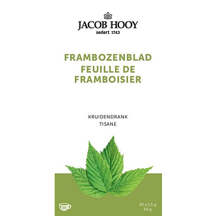 Jacob Hooy Frambozenblad Theezakjes 20ST