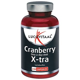Lucovitaal Cranberry met X-tra Lactobacillus Capsules 240CP Lucovitaal Cranberry met X-tra Lactobacillus Capsules 240CP