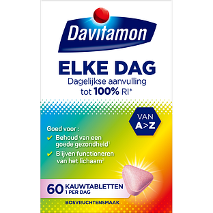 Davitamon Elke Dag Kauwtabletten 60KTB