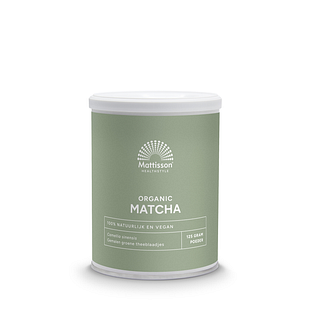 Mattisson HealthStyle Biologische Matcha Poeder 125GR