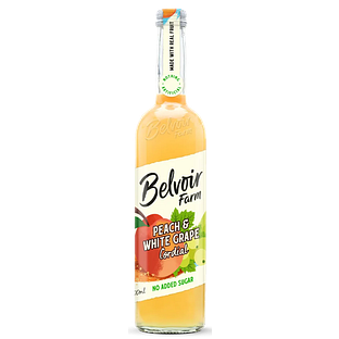 Belvoir Fruit Farms Peach & White Grape Cordial 500ML
