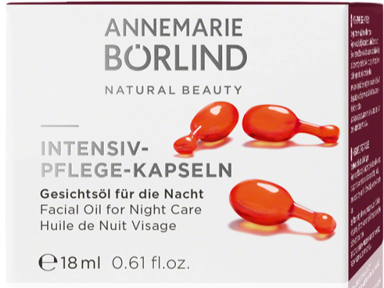 Annemarie Börlind Intensiv Facial Oil for Night Care Capsules 18ML