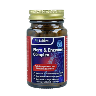 All Natural Flora & Enzymen Complex Capsules 60CP All Natural Flora & Enzymen Complex Capsules 60CP
