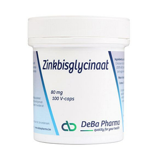 DeBa Pharma Zinkbisglycinaat Capsules 100VCP