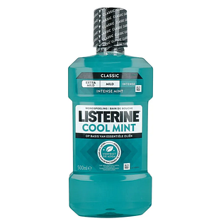 Listerine Classic Coolmint Mondspoeling 500ML Listerine Classic Coolmint Mondspoeling 500ML