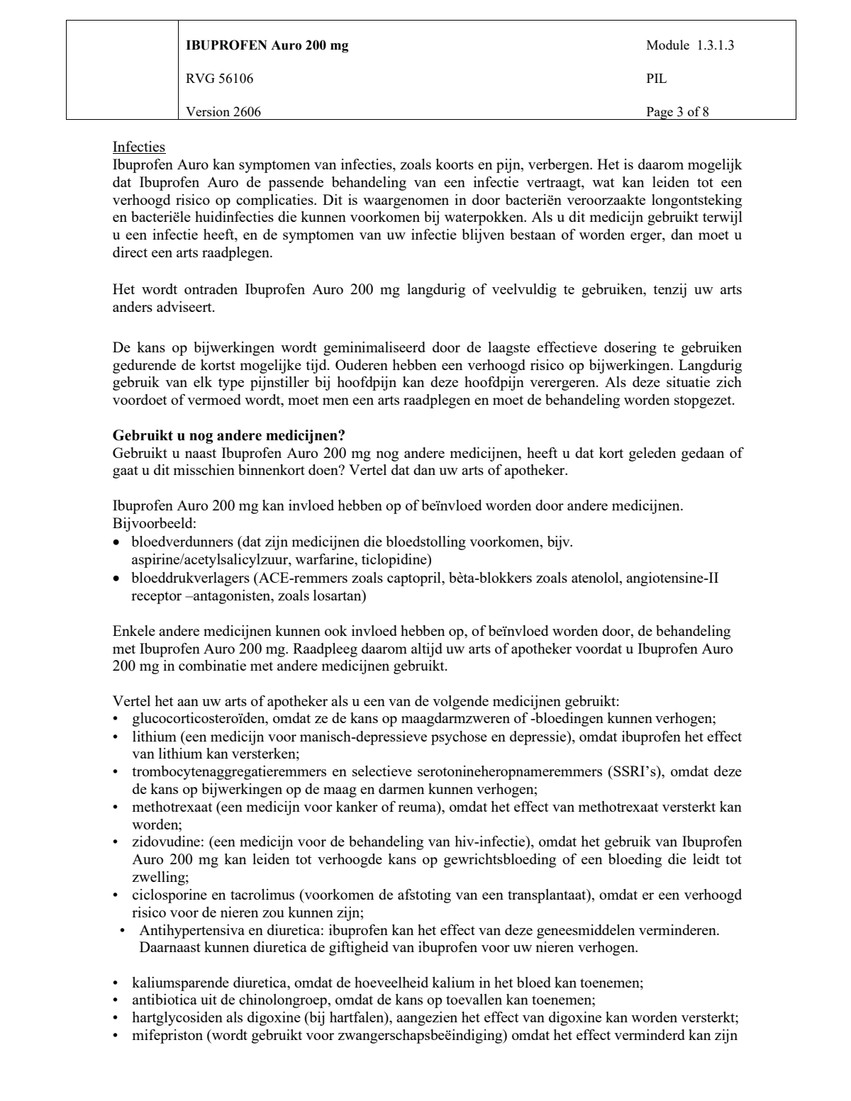 Ibuprofen 200mg afbeelding van document #3, leaflet