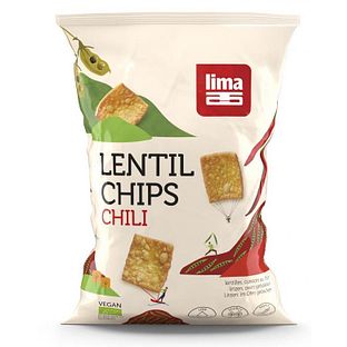 Lima Lentil Chips Chili 90GR