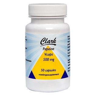 Clark Papaine 500mg Capsules 50CP Clark Papaine 500mg Capsules 50CP