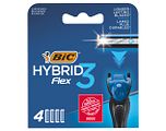 Bic Hybrid Flex3 Scheermesjes 4ST