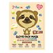 7th Heaven Sloth Face Mask Lotus Blossom & Blueberry 1ST