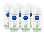 Nivea Fresh Pure Roll-on Voordeelverpakking 6x50ML