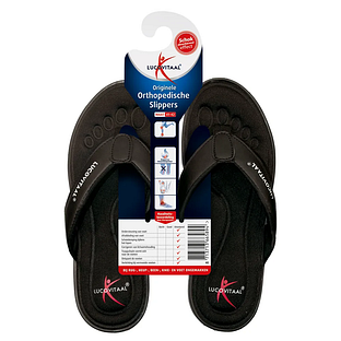 Lucovitaal Orthopedische Slippers Maat 41-42 Zwart 1PR Lucovitaal Orthopedische Slippers Maat 41-42 Zwart 1PR