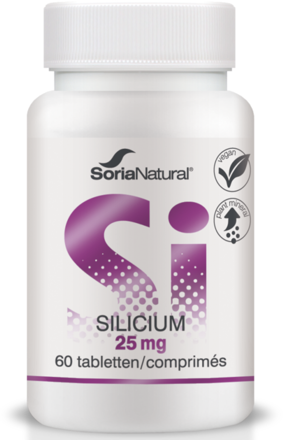 Soria Natural Silicium 25mg Tabletten afbeelding