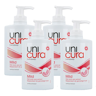 Unicura Handzeep Mild - Multiverpakking 4x250ML