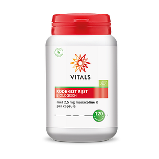 Vitals Rode Gist Rijst Biologisch Capsules 120CP