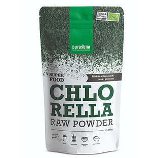 Purasana Vegan Chlorella Raw Powder 200GR