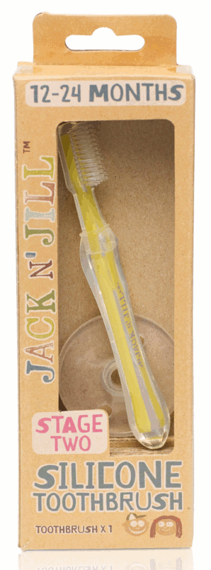 Jack n' Jill Siliconen Tandenborstel Stage 2 afbeelding 1