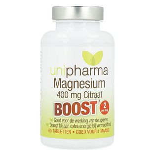 Unipharma Magnesium 400 MG Boost Tabletten 60TB