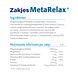 Metagenics MetaRelax Zakjes 40ZK Afbelding samenstelling Metagenics MetaRelax Zakjes 40ZK Afbelding samenstelling