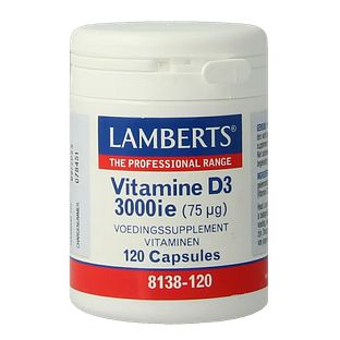 Lamberts Vitamine D3 3000ie Capsules 120CP Lamberts Vitamine D3 3000ie Capsules 120CP