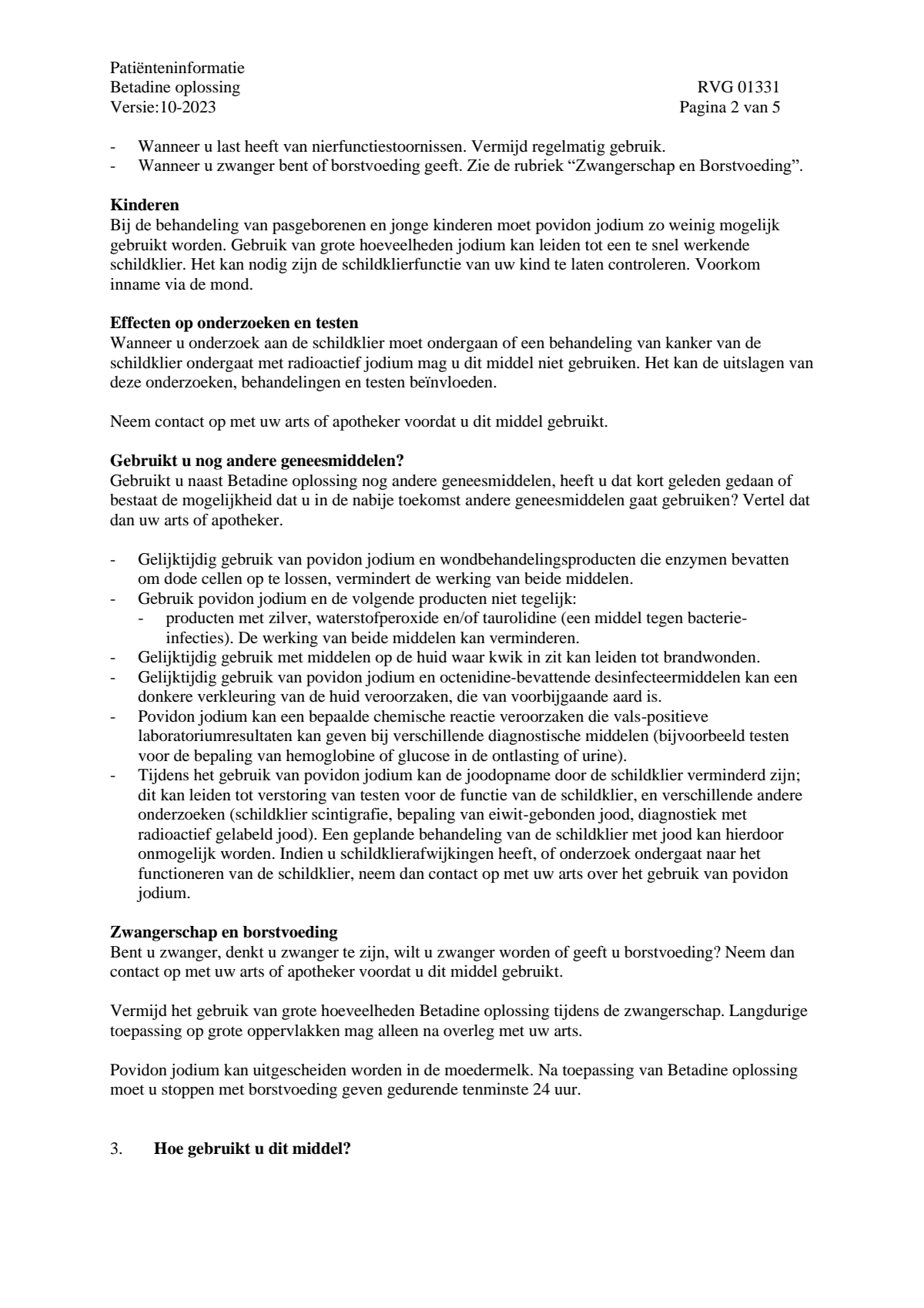 Jodium Oplossing afbeelding van document #2, leaflet