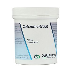 DeBa Pharma Calciumcitraat Capsules 100VCP DeBa Pharma Calciumcitraat Capsules 100VCP