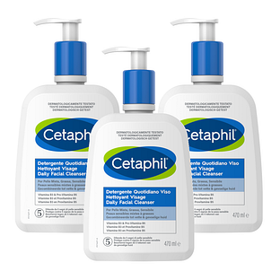 Cetaphil Daily Facial Cleanser Multiverpakking 3x470ML