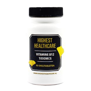 Highest Healthcare Vitamine B12 1000mcg Smelttabletten 90TB