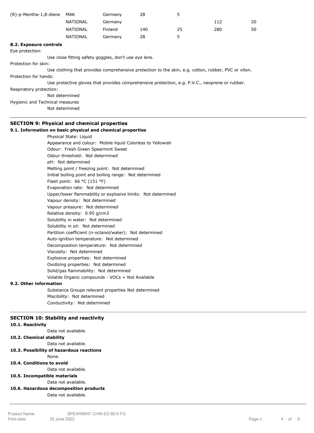 Essentiële Olie Kruizemunt afbeelding van document #4, label