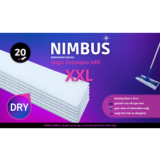 Nimbus Magic Floorwipes Refill XXL 20ST Nimbus Magic Floorwipes Refill XXL 20ST