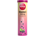 Roter Vitamine C 1000mg Weerstand Zwarte Bes Appel Bruistabletten 15ST