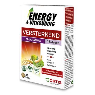 Ortis Energy & Uithouding Tabletten 36TB Ortis Energy & Uithouding Tabletten 36TB