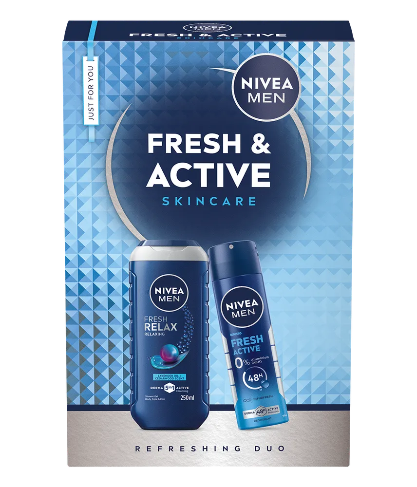 Nivea Men Fresh & Active Skincare Giftset