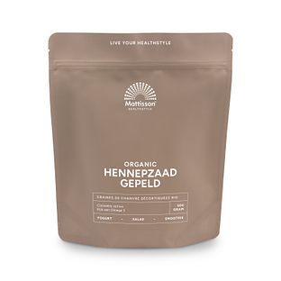 Mattisson HealthStyle Biologische Hennepzaad Gepeld 500GR