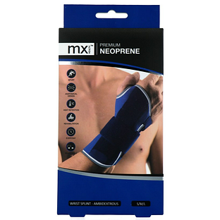 MX Health MX Wrist Splint Premium Neopreen S/M/L 1ST