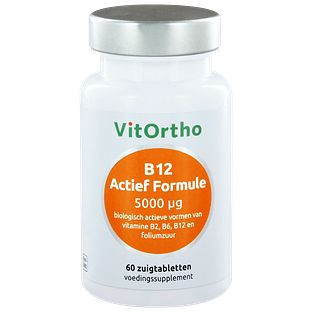 VitOrtho B12 Actief Formule 5000mcg Zuigtabletten 60TB