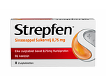 Strepfen Sinaasappel Suikervij 8.75 mg Zuigtabletten 8TB