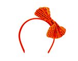ML Producten Oranje Tiara Met Strik 1ST