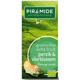 Piramide Thee Groene Thee Perzik & Vlierbloesem 20ZK