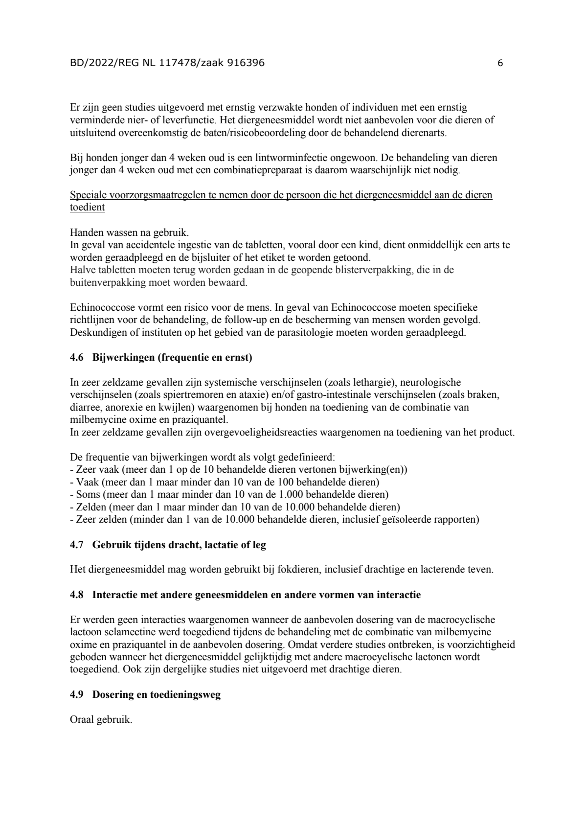 Milquestra Ontwormingsmiddel Honden 0.5 - 10KG afbeelding van document #6, leaflet