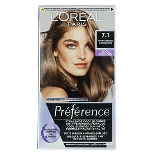 L'Oréal Paris Préférence Cool Blondes  7.1 As Middenblond 1ST