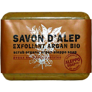 Aleppo Soap Co Savon D'Alep Exfoliant Argan Zeep 100GR