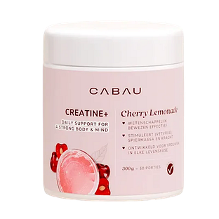 Cabau Creatine+ Cherry Lemonade Poeder 300GR