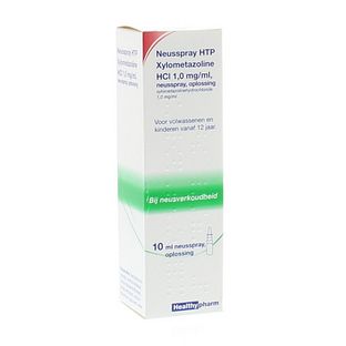 Healthypharm Xylometazoline Neusspray 1.0mg/ml 10ML Healthypharm Xylometazoline Neusspray 1.0mg/ml 10ML