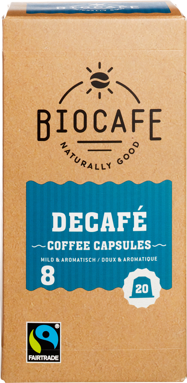 Bio Cafe Koffiecapsules Decafé afbeelding