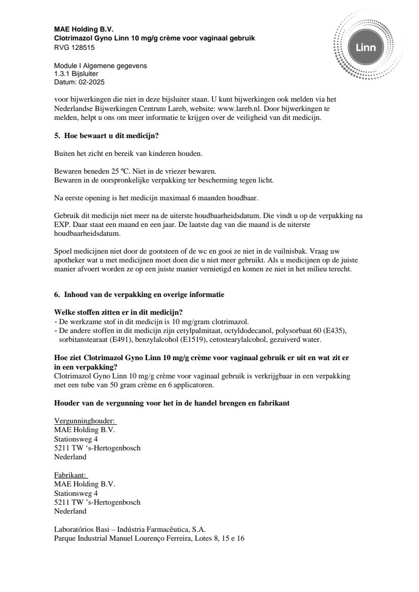 Clotrimazol 10mg/g Vaginale Crème afbeelding van document #6, leaflet